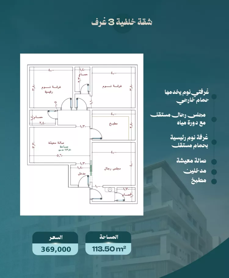 شقة للبيع في شارع أحمد بن علي قدسي, حي الياقوت, مدينة جدة, منطقة مكة المكرمة 6