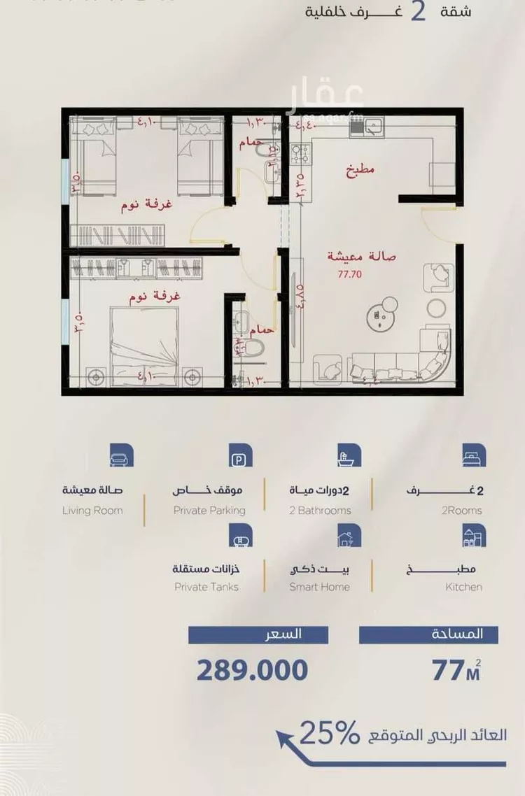 شقة للبيع في شارع برهان الدين الداراني, حي الياقوت, مدينة جدة, منطقة مكة المكرمة صورة 5