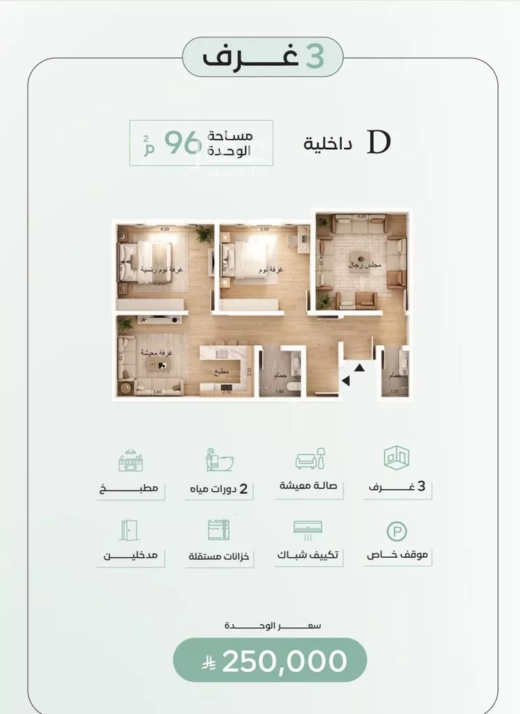 شقة للبيع في شارع زياد بن ابي زياد, حي الريان, مدينة جدة, منطقة مكة المكرمة