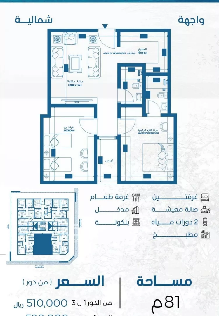 شقة للبيع في شارع الامير, حي الرويس, مدينة جدة, منطقة مكة المكرمة صورة 5