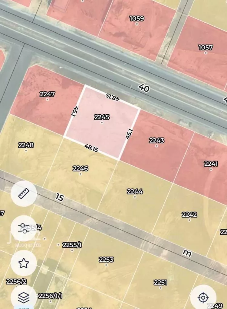 أرض للبيع في شارع وادي نعام, حي ضاحية نمار, مدينة الرياض, منطقة الرياض صورة 3