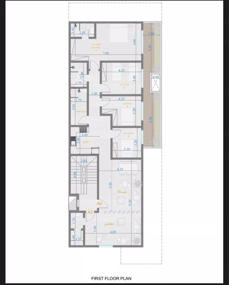 دور للبيع في شارع أحمد بن سعد الخيفي, حي العارض, مدينة الرياض, منطقة الرياض صورة 4
