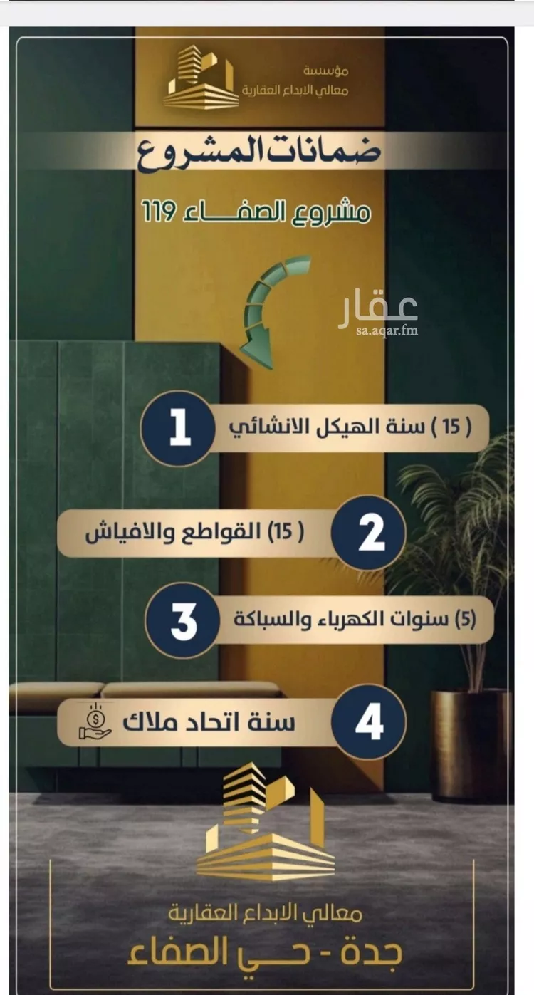 شقة للبيع في شارع إبن ثابت, حي الصفاء, مدينة جدة, منطقة مكة المكرمة صورة 4