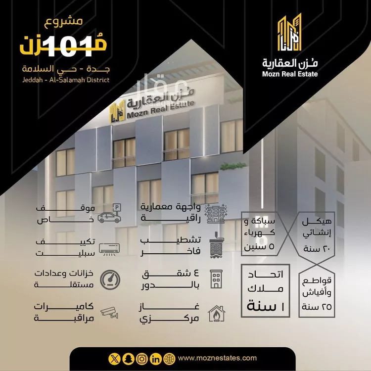 شقة للبيع في شارع مناره المروه, حي السلامة, مدينة جدة, منطقة مكة المكرمة صورة 2