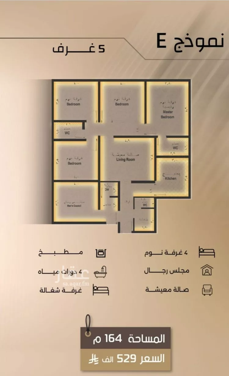 شقة للبيع في شارع زيد بن قيس, حي الفيصلية, مدينة جدة, منطقة مكة المكرمة صورة 3