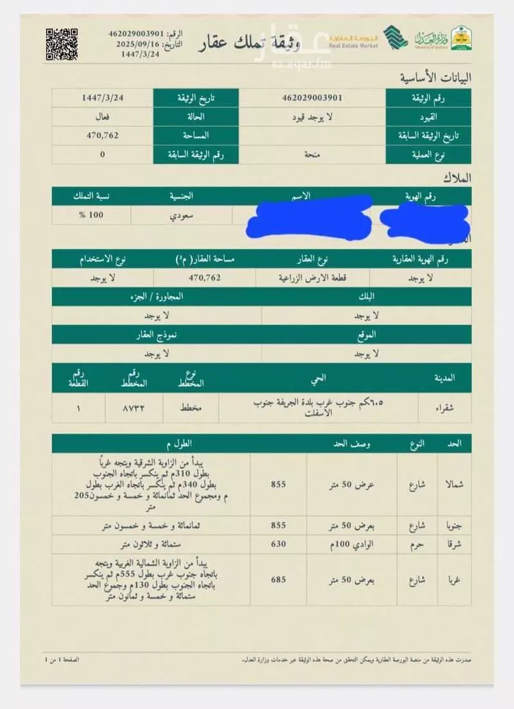 مزرعة للبيع في المملكة العربية السعودية