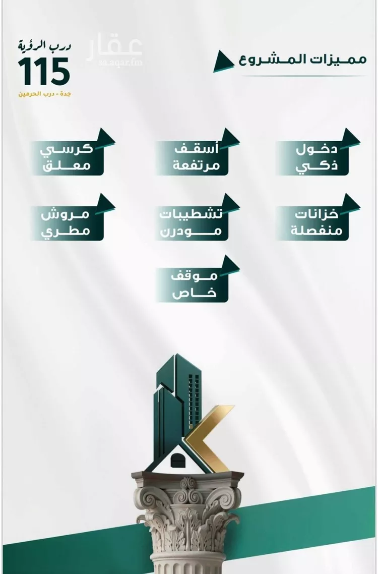 شقة للبيع في شارع ابو ذر الغفاري, حي الفيحاء, مدينة جدة, منطقة مكة المكرمة صورة 4