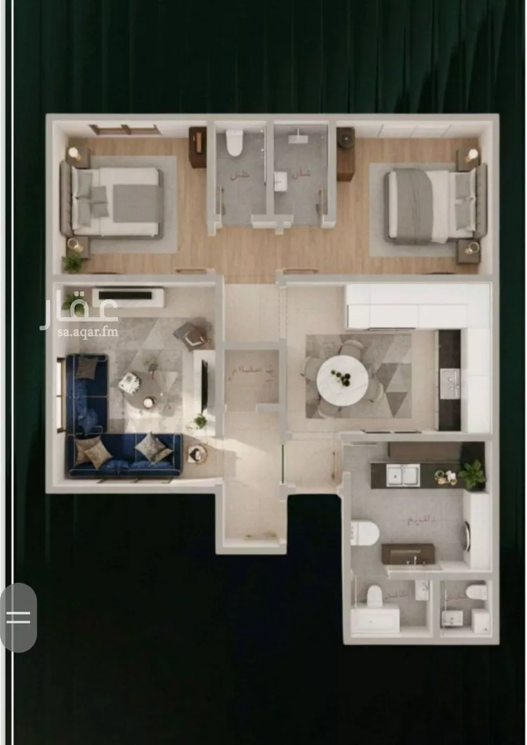 شقة للبيع في شارع إبراهيم الأحدب, حي النزهة, مدينة جدة, منطقة مكة المكرمة صورة 2