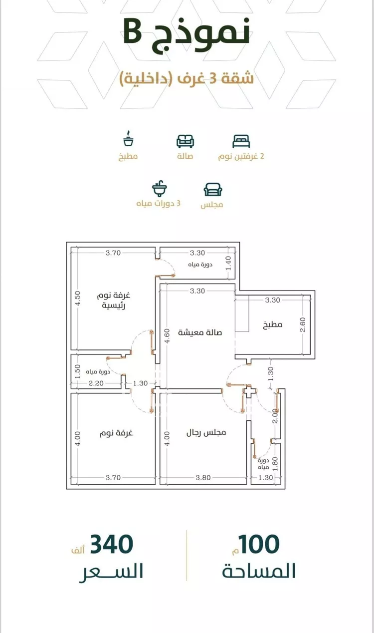 شقة للبيع في شارع الخليفة المأمون , حي الربوة, مدينة جدة, منطقة مكة المكرمة صورة 2