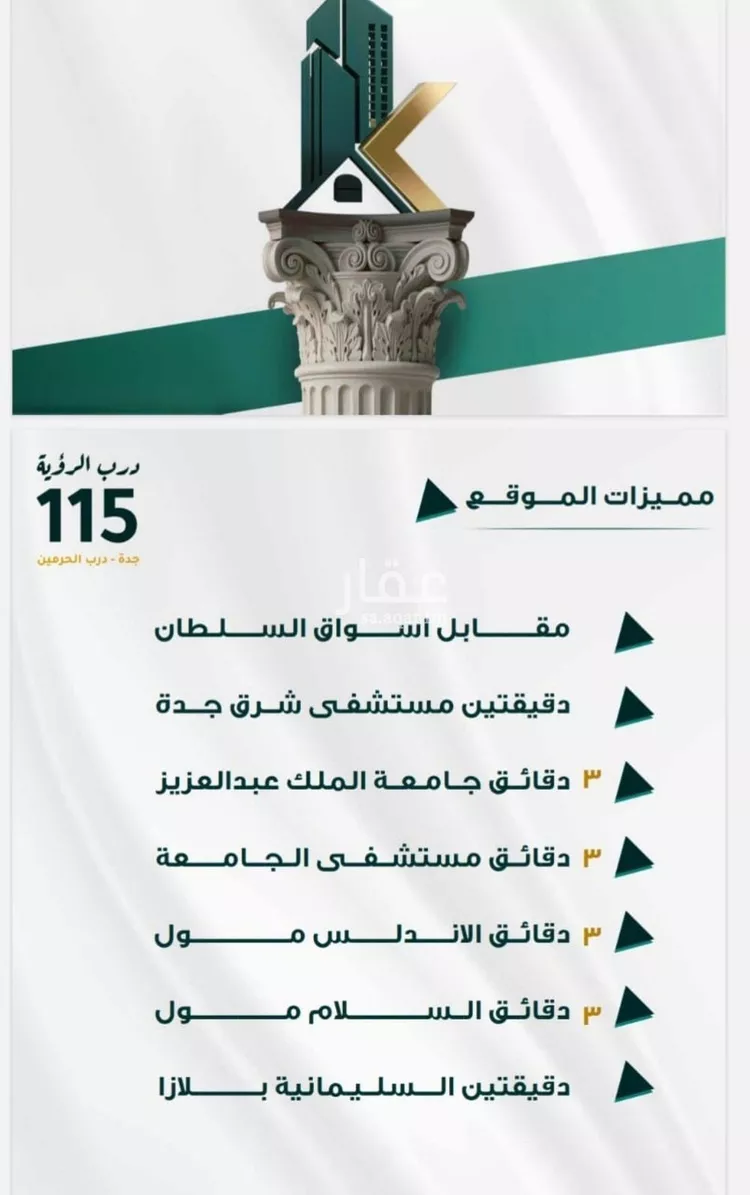 شقة للبيع في شارع ابو ذر الغفاري, حي الفيحاء, مدينة جدة, منطقة مكة المكرمة صورة 2