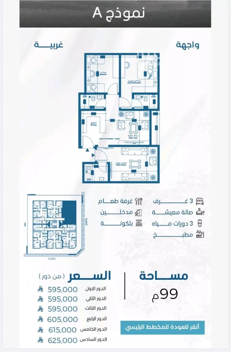 شقة للبيع في شارع الوطن العربي, حي الحمراء, مدينة جدة, منطقة مكة المكرمة