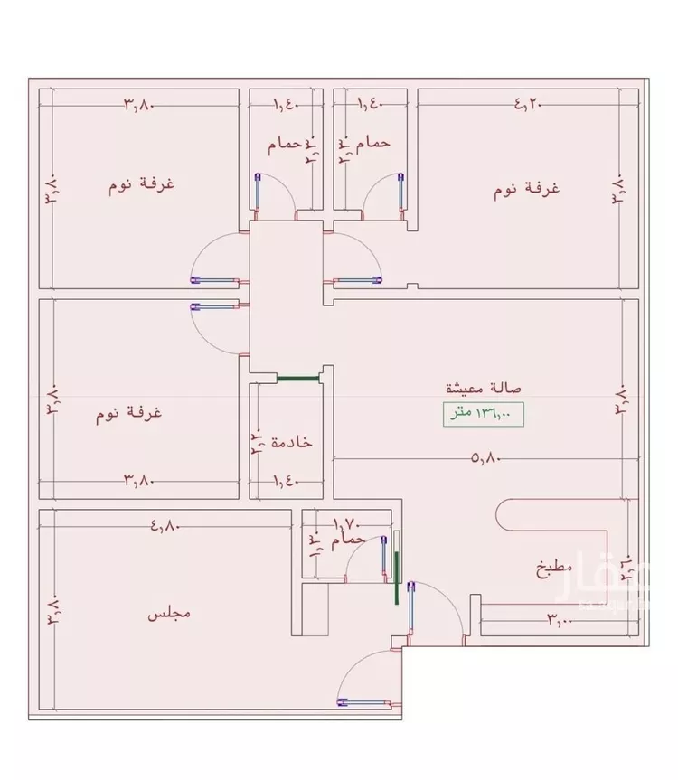 شقة للبيع في شارع السامر, حي الواحة, مدينة جدة, منطقة مكة المكرمة صورة 2