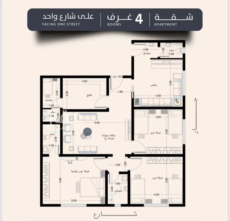 شقة للبيع في شارع احمد بن طلحه, حي الصفاء, مدينة جدة, منطقة مكة المكرمة