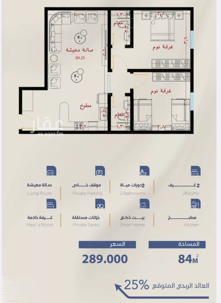شقة للبيع في شارع الشيخ عيسى بن سلمان ال خليف, حي الياقوت, مدينة جدة, منطقة مكة المكرمة صورة 3