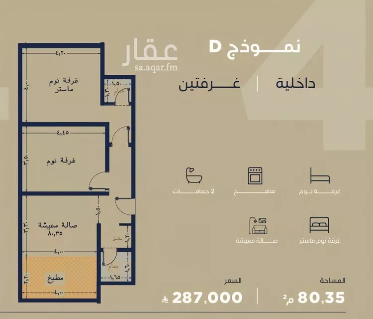 شقة للبيع في شارع الحصين الذبياني, حي الياقوت, مدينة جدة, منطقة مكة المكرمة صورة 3