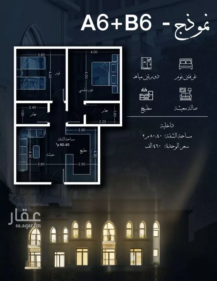 شقة للبيع في شارع احمد الغزاوى, حي الحمراء, مدينة جدة, منطقة مكة المكرمة