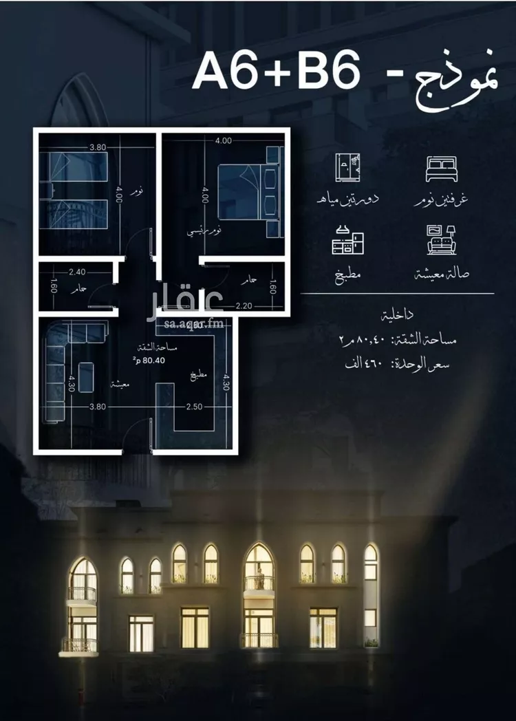 شقة للبيع في شارع احمد الغزاوى, حي الحمراء, مدينة جدة, منطقة مكة المكرمة