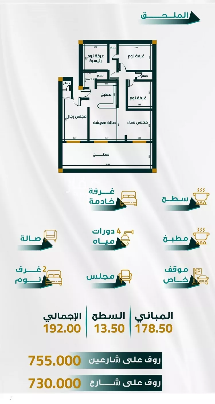 Apartment for Sale in Jeddah Al Fayha'a