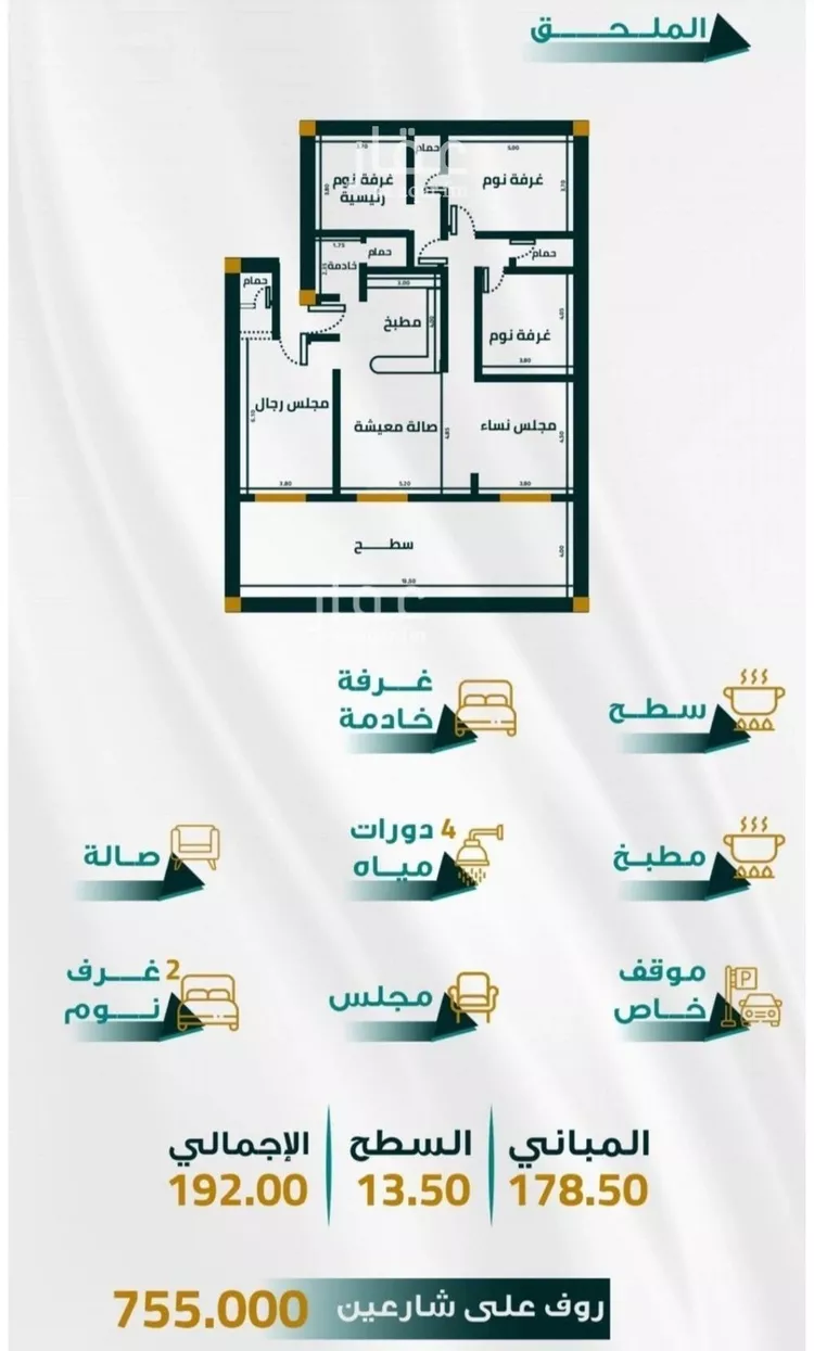 Apartment for Sale in Jeddah Al Fayha'a