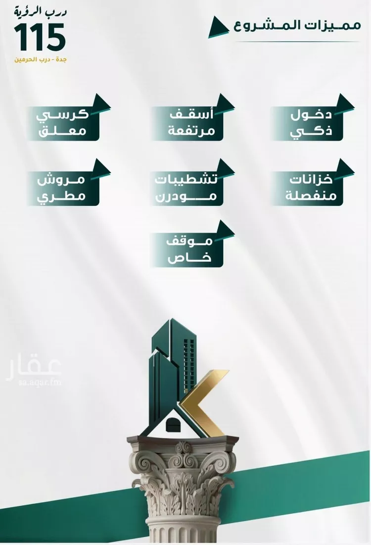 شقة للبيع في شارع ابو ذر الغفاري, حي الفيحاء, مدينة جدة, منطقة مكة المكرمة صورة 3