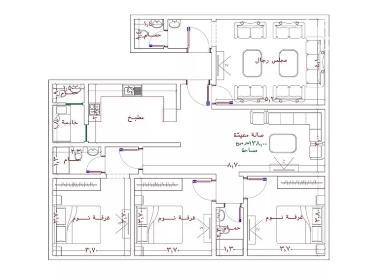 شقة للبيع في حي الربوة, مدينة جدة, منطقة مكة المكرمة