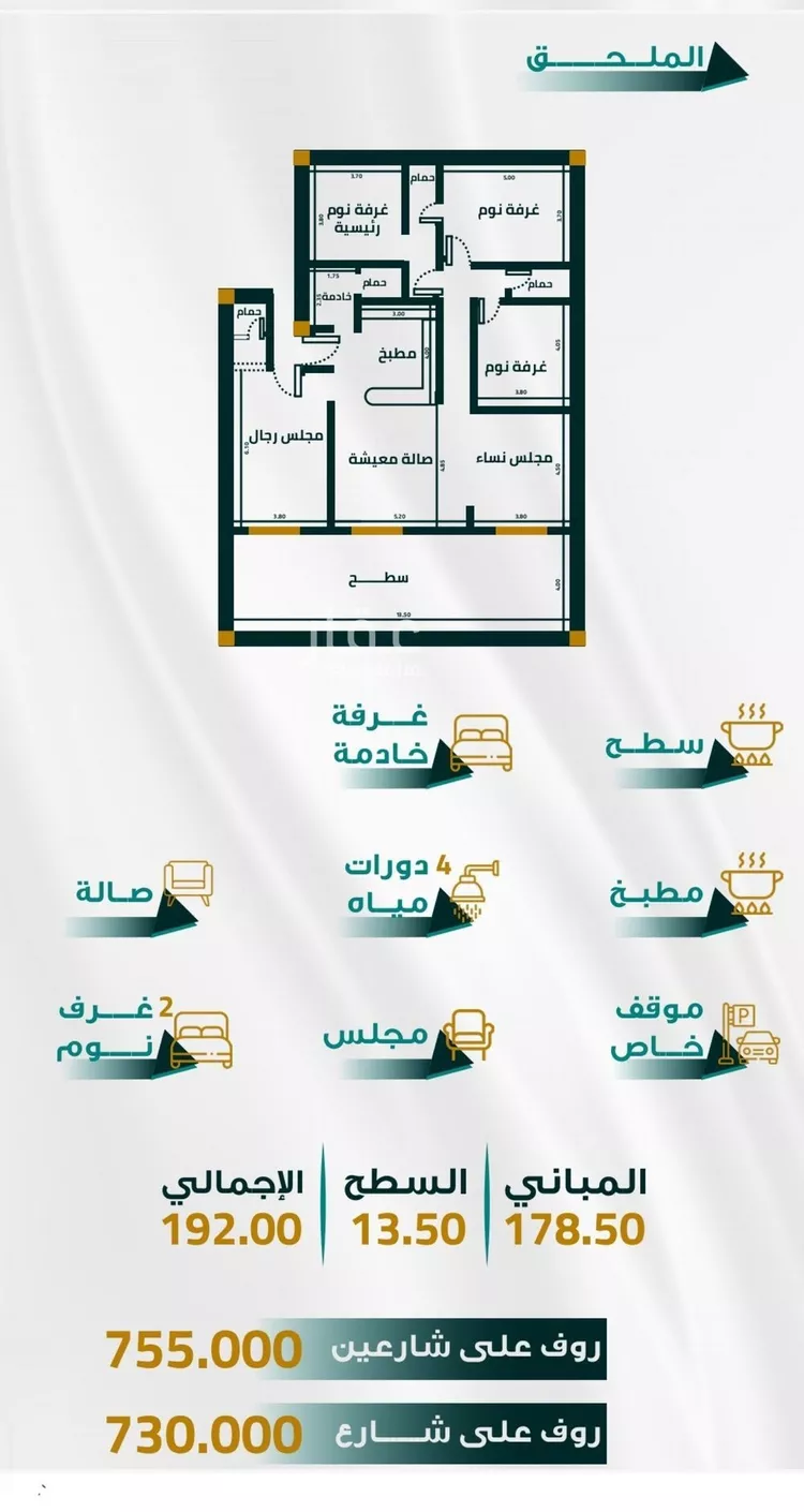 Apartment for Sale in Jeddah Al Fayha'a