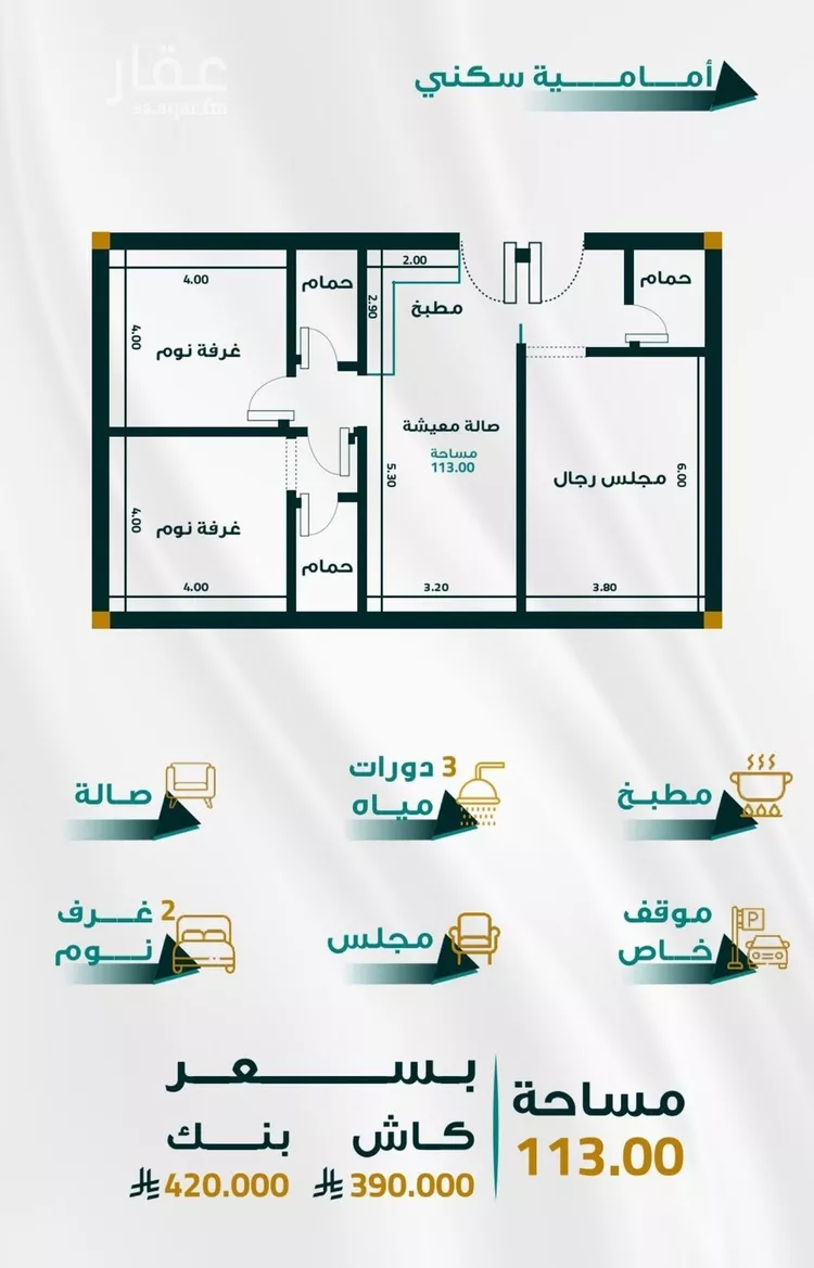 شقة للبيع في حي الفيحاء, مدينة جدة, منطقة مكة المكرمة صورة 5