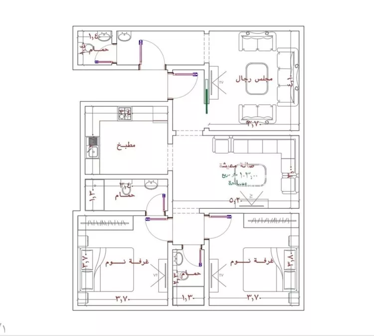 شقة للبيع في حي الربوة, مدينة جدة, منطقة مكة المكرمة