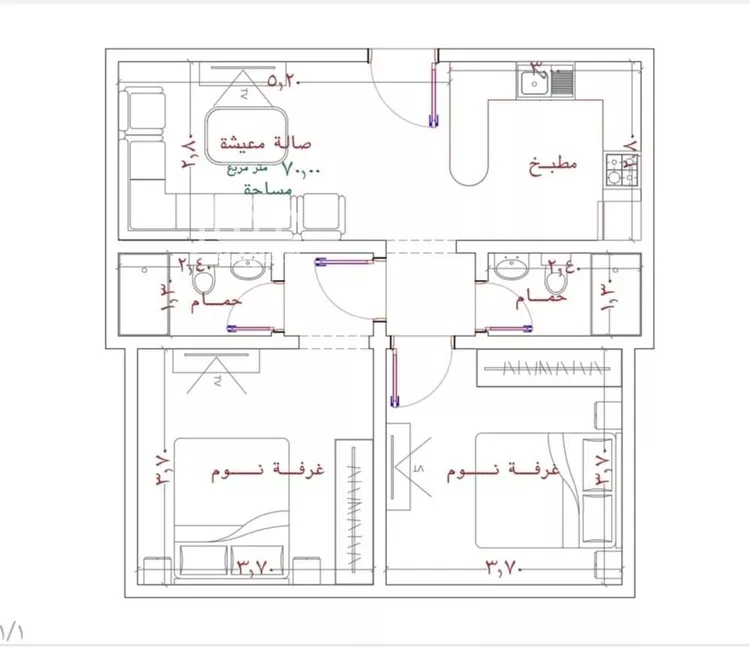 شقة للبيع في شارع الحارث الطائي, حي الربوة, مدينة جدة, منطقة مكة المكرمة