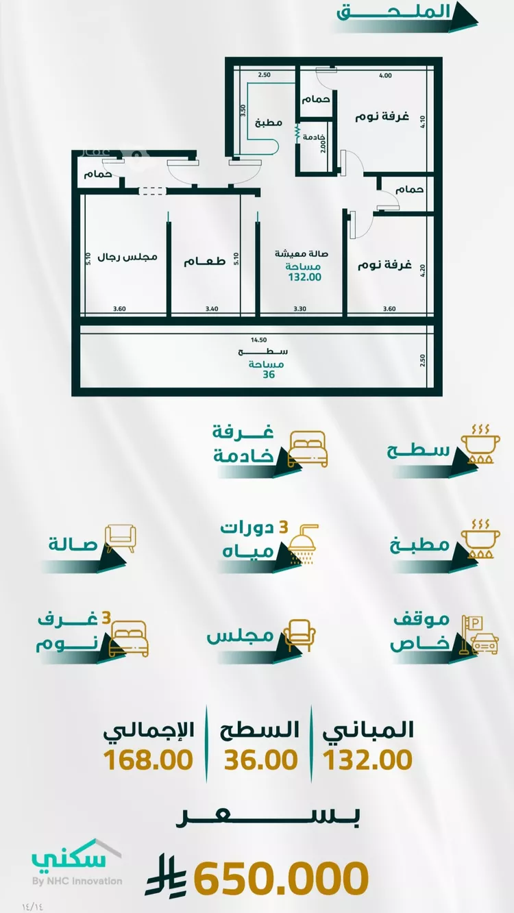 شقة للبيع في شارع ابو ذر الغفاري, حي الفيحاء, مدينة جدة, منطقة مكة المكرمة
