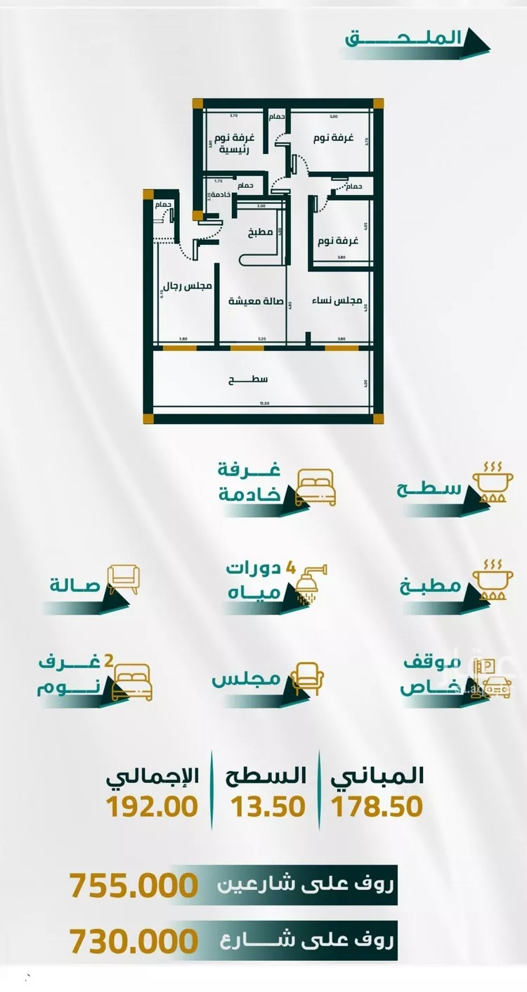 Apartment for Sale in Jeddah Al Fayha'a