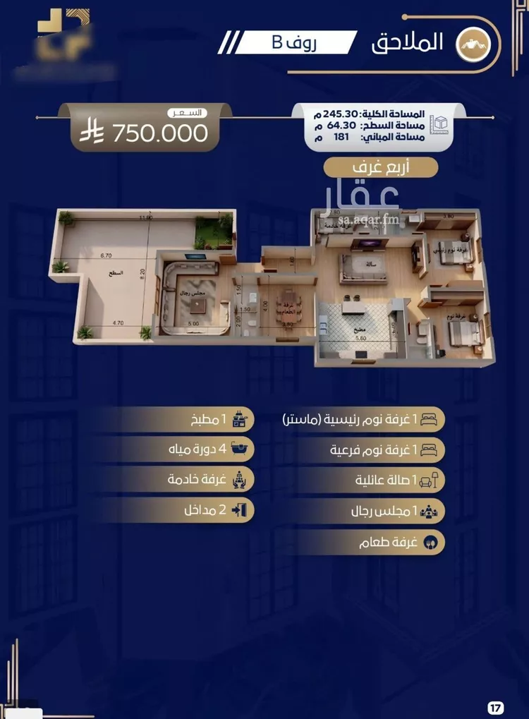شقة للبيع في حي حكومي1, مدينة جدة, منطقة مكة المكرمة