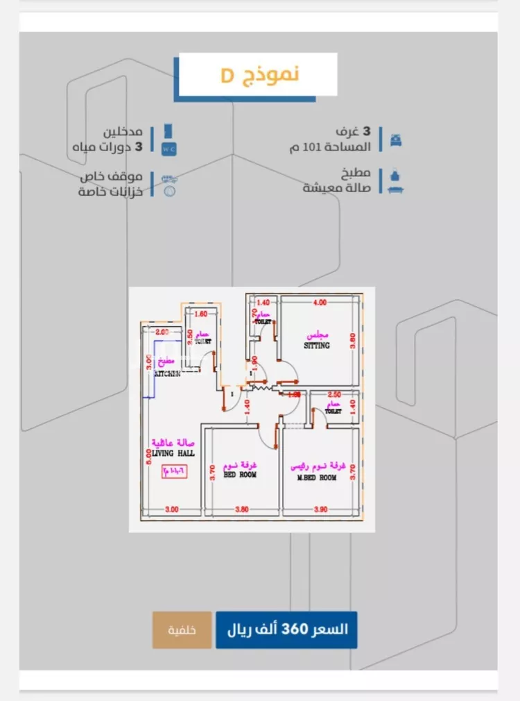شقة للبيع في شارع إبن طولون, حي الصفاء, مدينة جدة, منطقة مكة المكرمة صورة 2