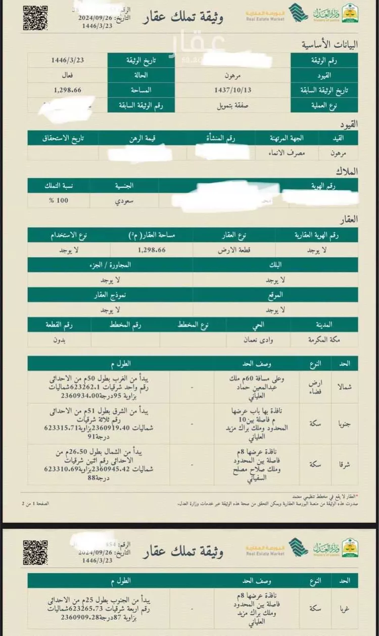 أرض للبيع في شارع ال عليه 218, حي ال عليه, مدينة ال عليه, منطقة مكة المكرمة 6