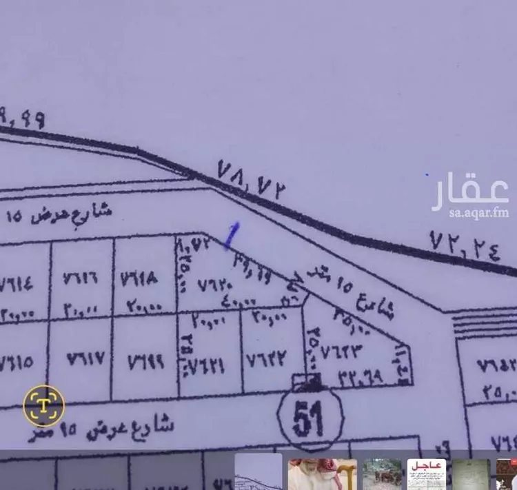 أرض للبيع في شارع صحار بن عياش ، حي المهدية ، الرياض ، منطقة الرياض صورة 2