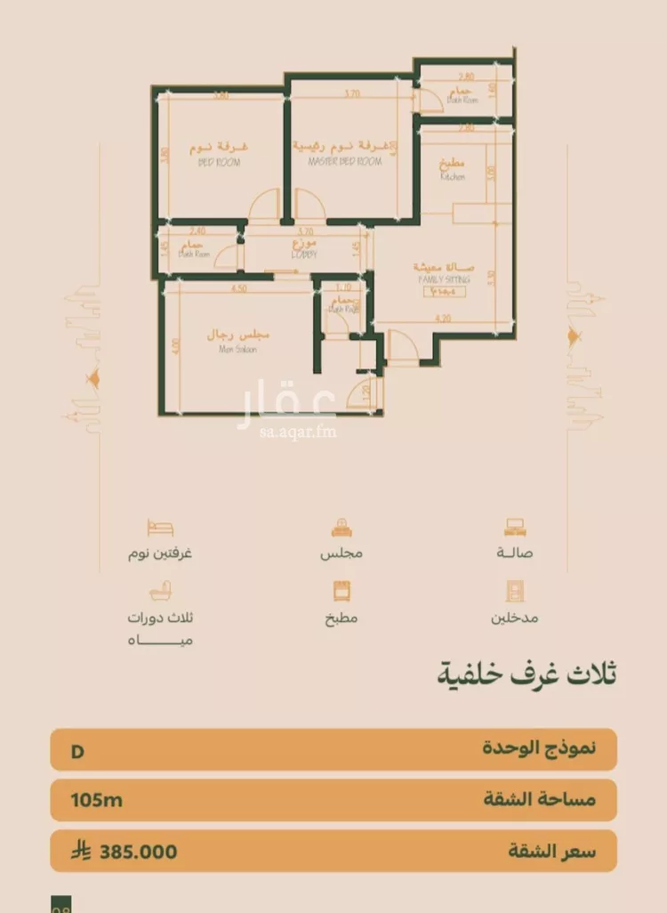 شقة للبيع في شارع عتاب بن سليم, حي الفيصلية, مدينة جدة, منطقة مكة المكرمة