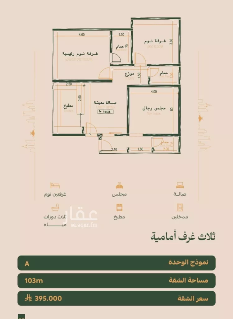 شقة للبيع في شارع عتاب بن سليم, حي الفيصلية, مدينة جدة, منطقة مكة المكرمة