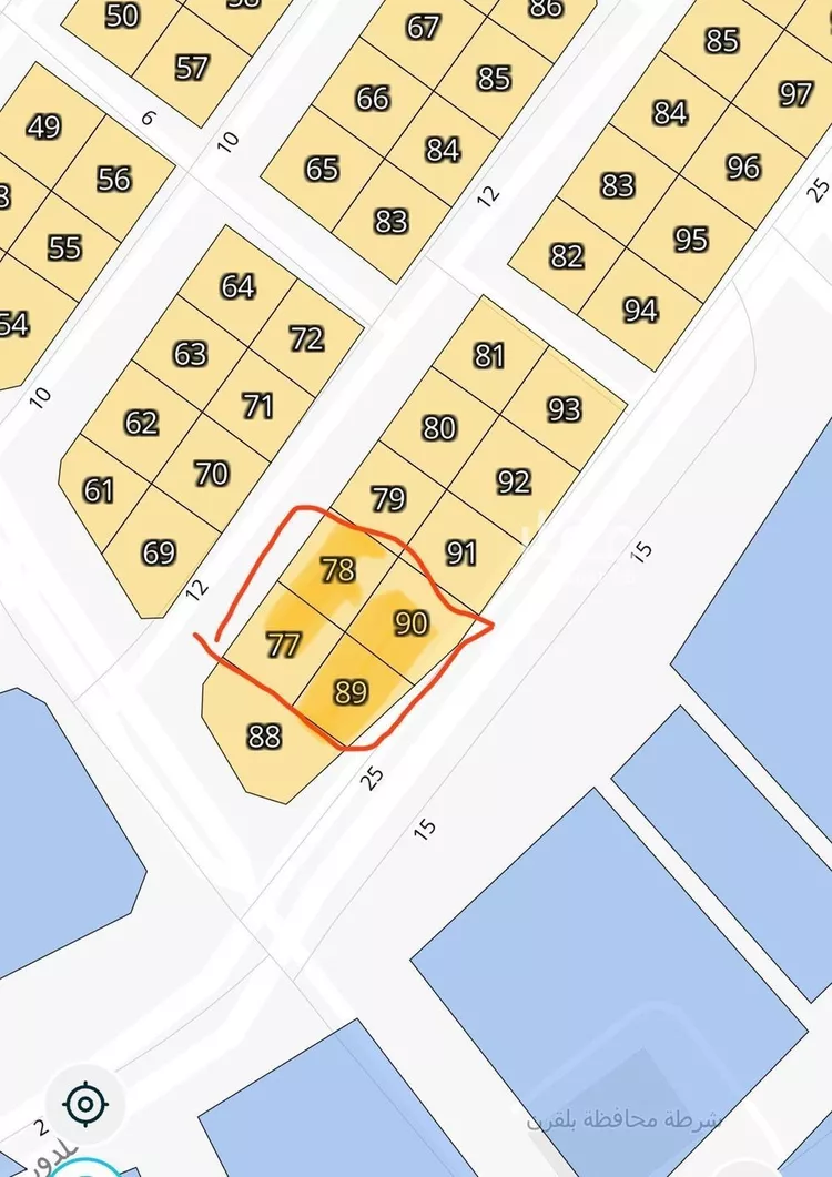 أرض للبيع في شارع 20 الخالدية, حي الخالدية, مدينة بلقرن, منطقة عسير صورة 2