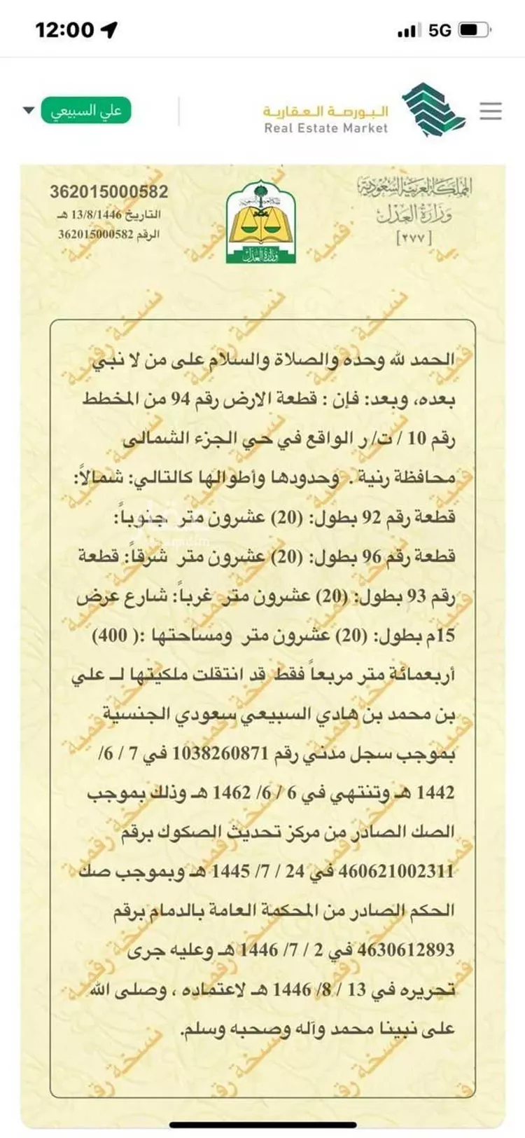 أرض للبيع في شارع الملك سعود ابن عبدالعزيز ، رنية ، رنية