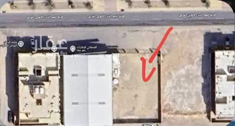 أرض للإيجار في شارع نجم الدين الايوبي الفرعي, حي العوالي, مدينة الرياض, منطقة الرياض صورة 2