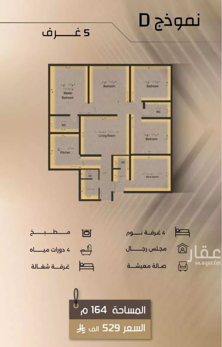 شقة للبيع في شارع زيد بن قيس, حي الفيصلية, مدينة جدة, منطقة مكة المكرمة صورة 2