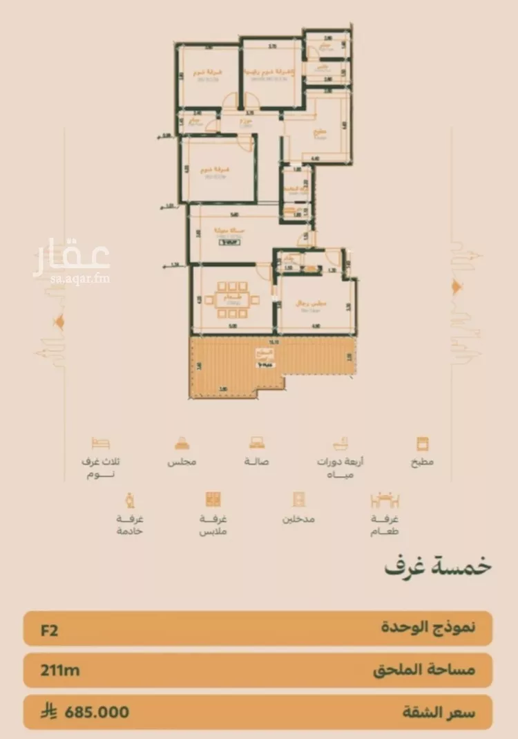 شقة للبيع في شارع علي ابن شيبان, حي الفيصلية, مدينة جدة, منطقة مكة المكرمة 1 صورة