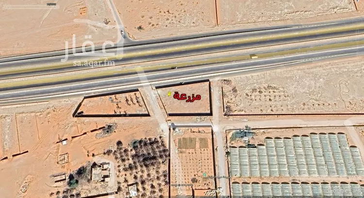 مزرعة للبيع في شارع طريق الخرج القويعية, حي الحزم والبطينه, مدينة الحزم والبطينه, منطقة الرياض