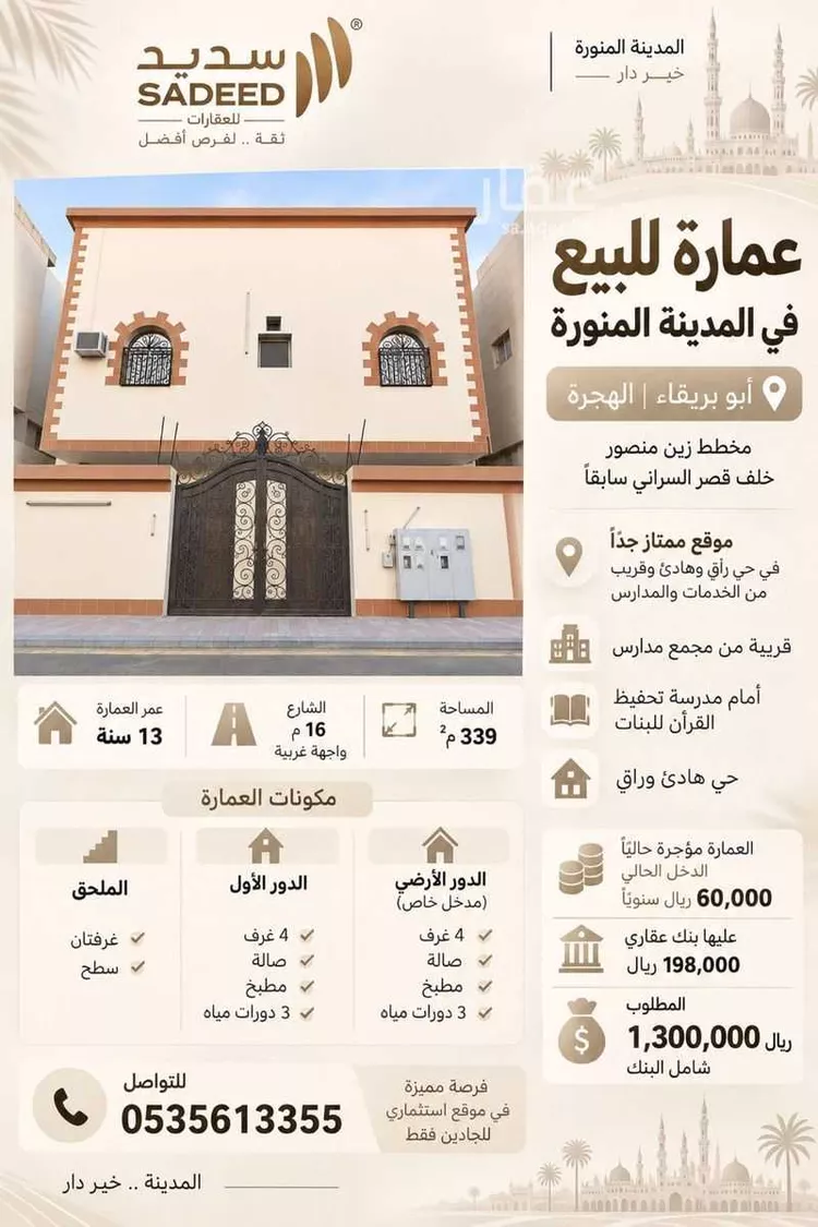 Building for Sale in Medina Abu Burayqa