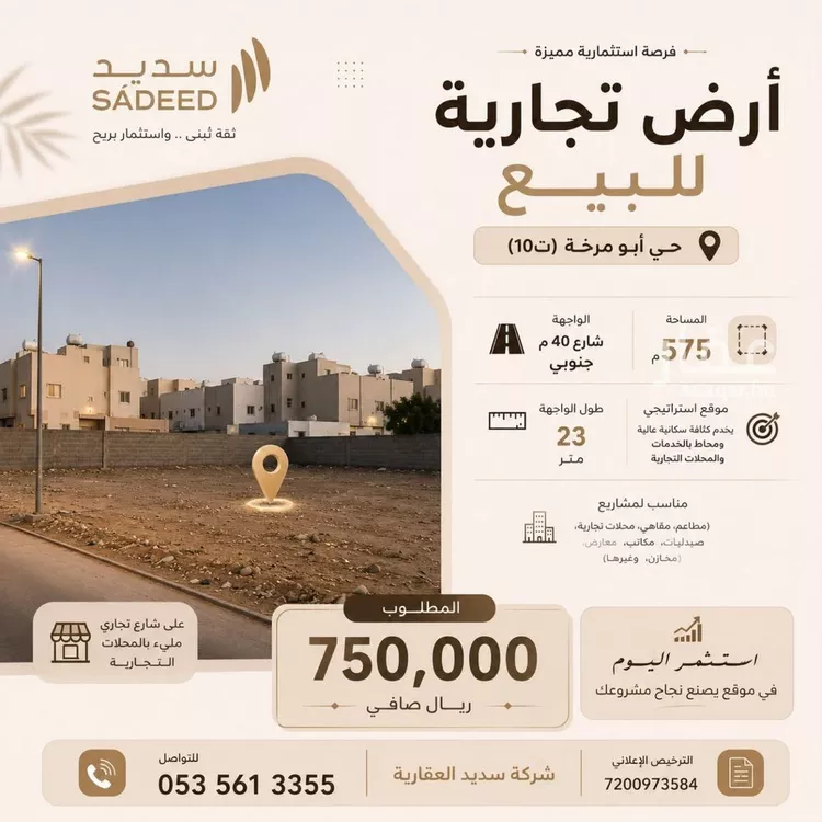 Land for Sale in Medina As Sikkah Al Hadid