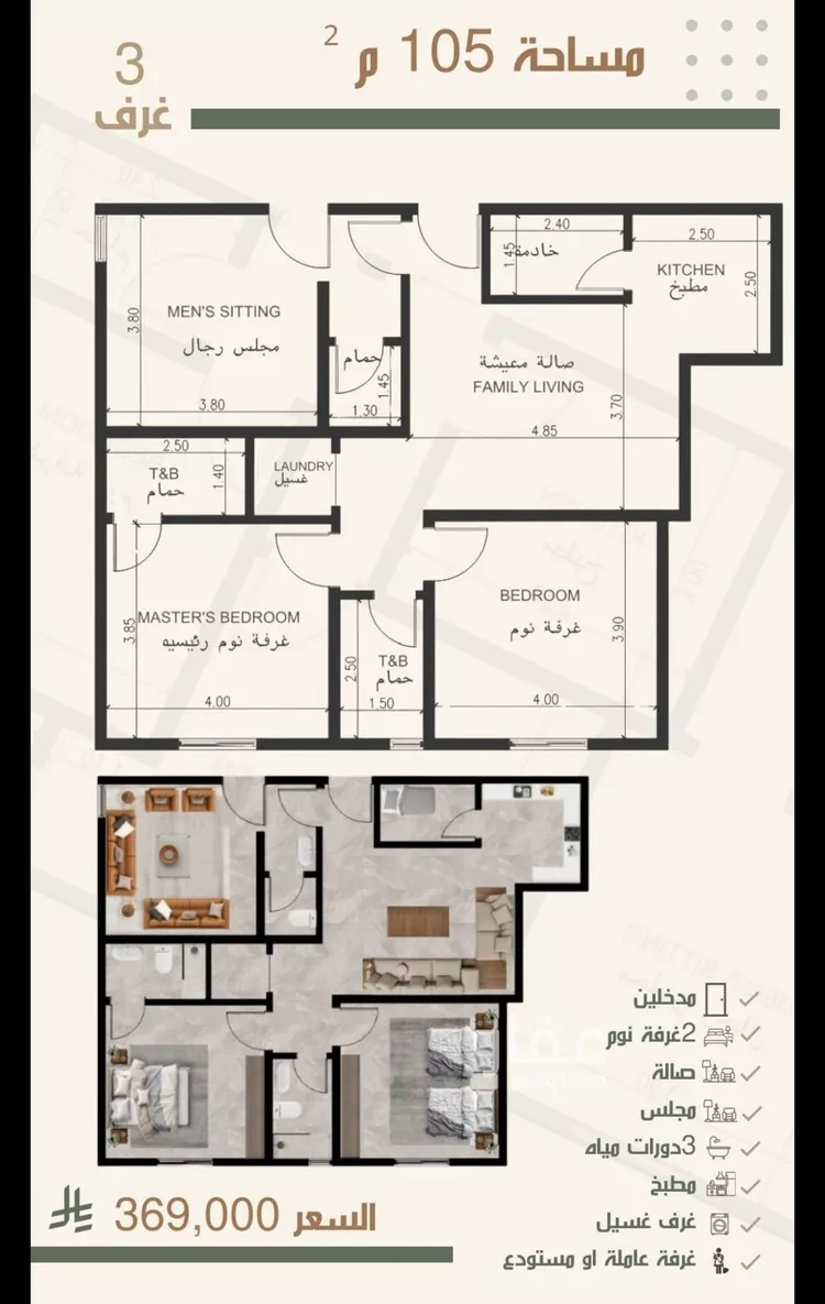 شقة للبيع في شارع ثلوث بني شهر, حي النزهة, مدينة جدة, منطقة مكة المكرمة