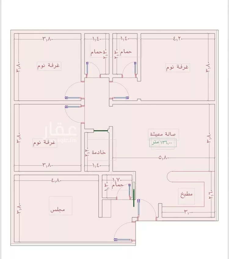 شقة للبيع في شارع السامر, حي الواحة, مدينة جدة, منطقة مكة المكرمة