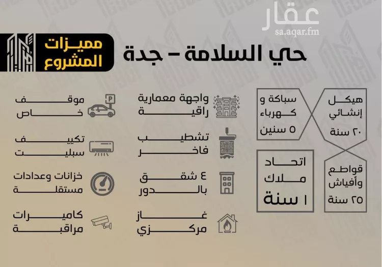 شقة للبيع في شارع الفضل بن يحي, حي السلامة, مدينة جدة, منطقة مكة المكرمة صورة 3