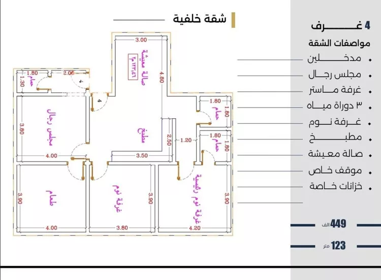شقة للبيع في شارع الحوايه, حي النزهة, مدينة جدة, منطقة مكة المكرمة