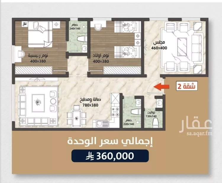 شقة للبيع في شارع الامير عبدالمجيد, حي الصواري, مدينة جدة, منطقة مكة المكرمة صورة 2